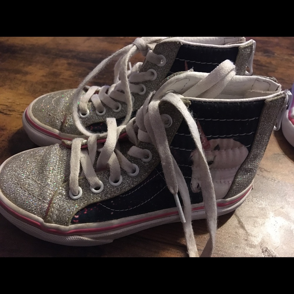 Kids Glitter unicorn vans